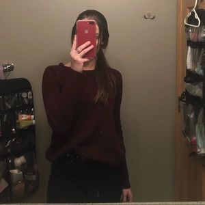 Maroon/Burgundy Sweater